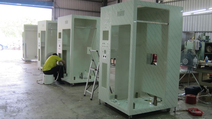 華創工業 化學設備實績：PP 化學設備成品